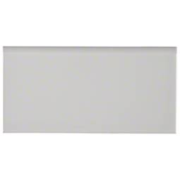 Gray Glossy 3X6 Single Bull Nose Tile Trim