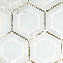 Medici Gold Geometric Tile