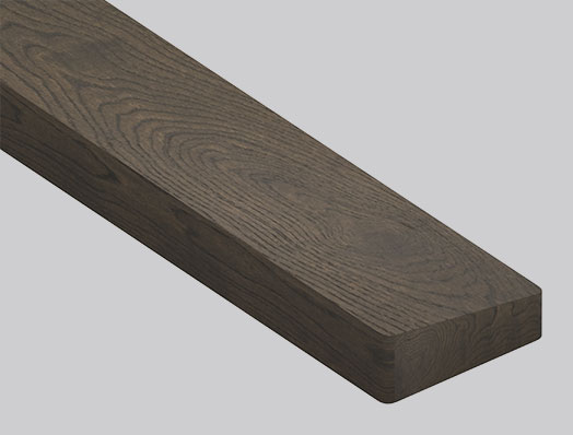 Overlapping Stair Nose Accessories for Engineered Hardwood Flooring